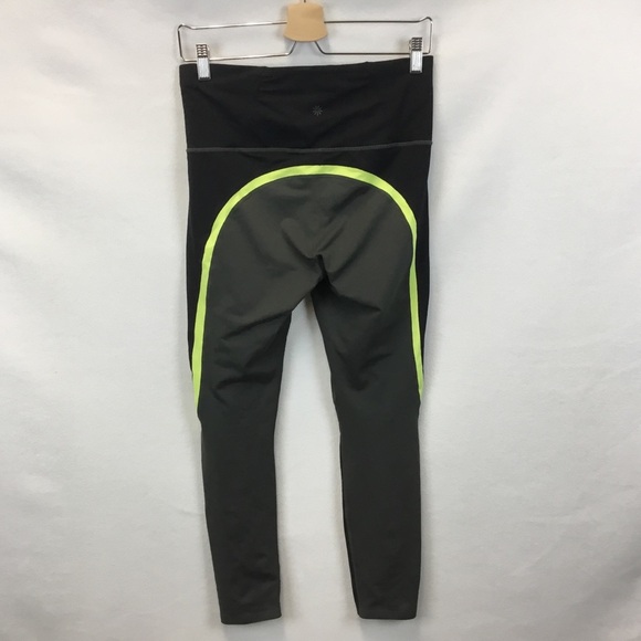 Athleta Spar Colorblock 7/8 Tight in Arbor Olive - Picture 2 of 8